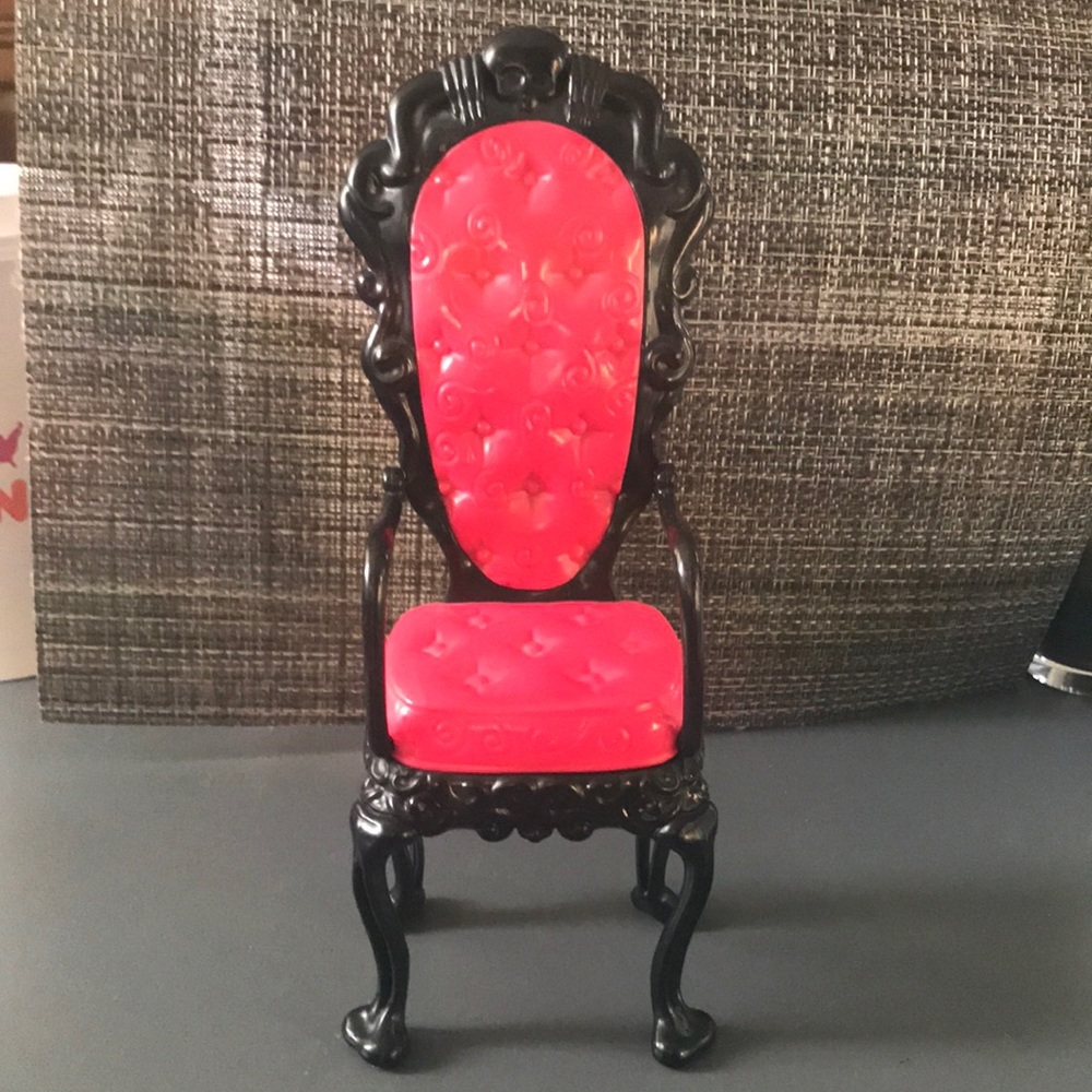 Fancy gothic plastic chair